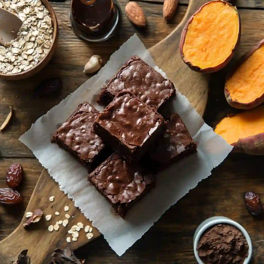 Vegan Sweet Potato Brownies Quick To Do Any Time 9 vegan sweet potato brownies 2